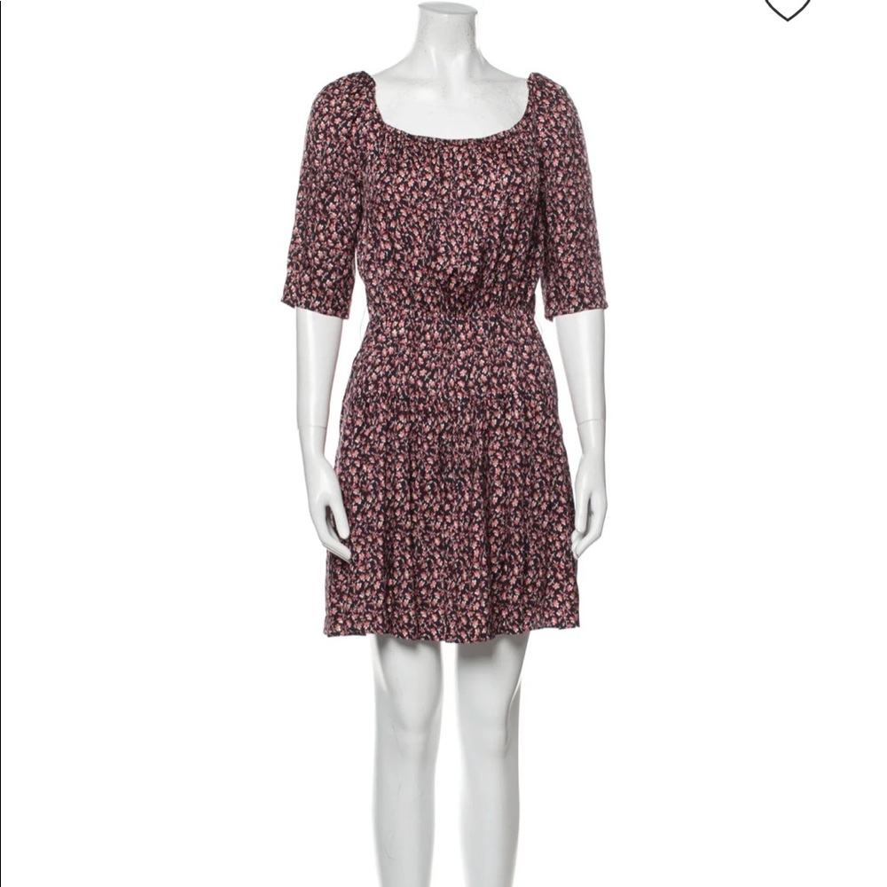 REBECCA TAYLOR - Floral Print Mini Dress